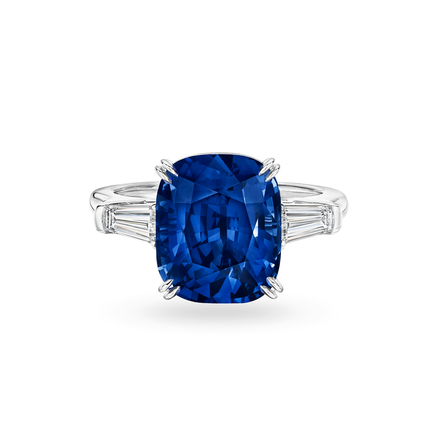 Classic Winston Cushion-Cut Sapphire Ring