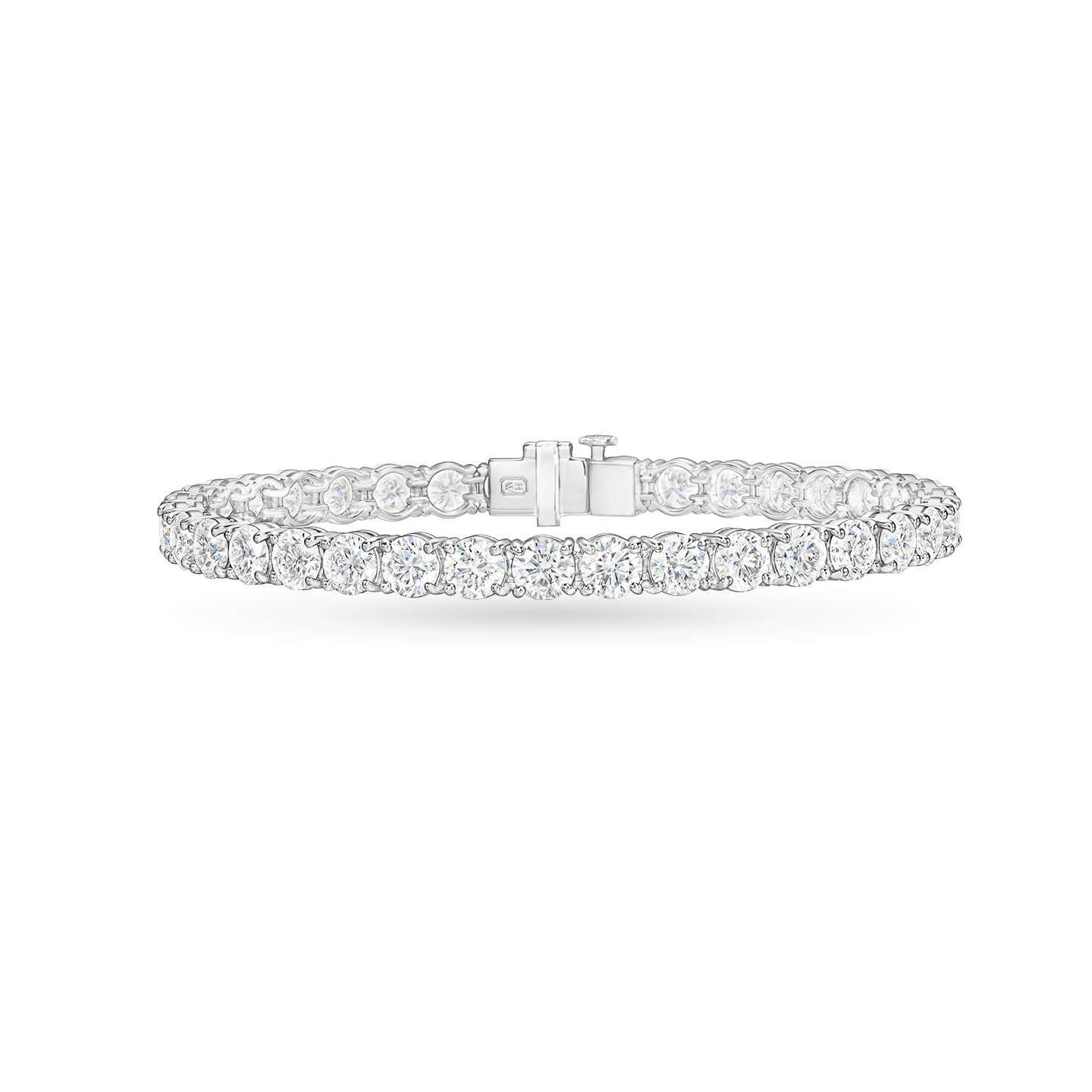 Round Brilliant Diamond Tennis Bracelet