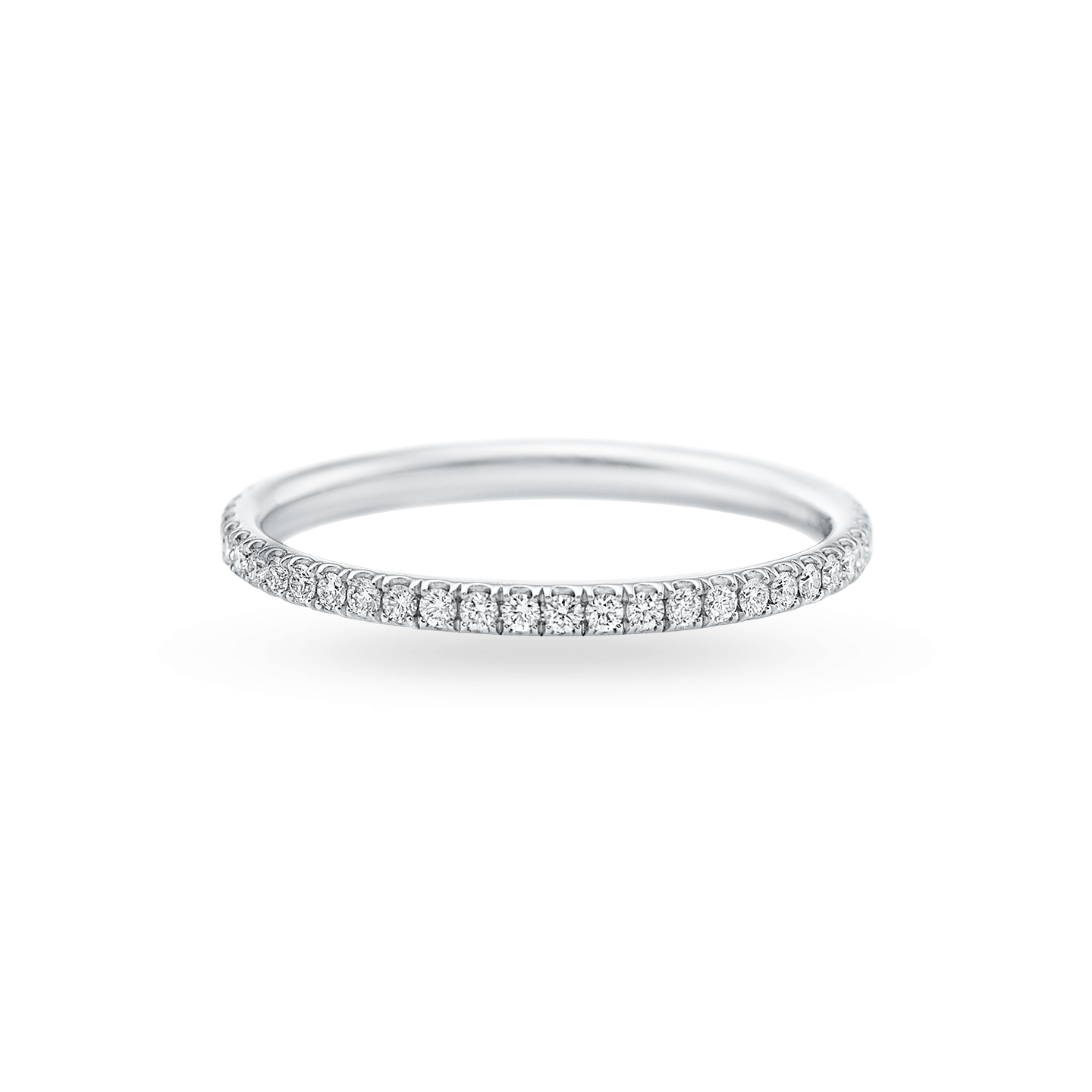 Micropavé Diamond Narrow Wedding Band, Product Image 1