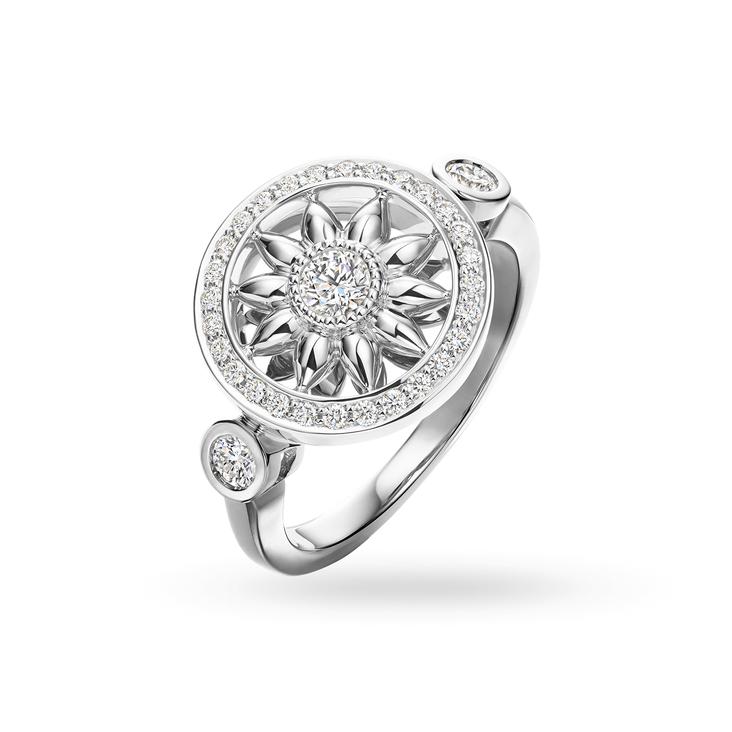 Winston Gates Platinum Diamond Ring, Product Image 2